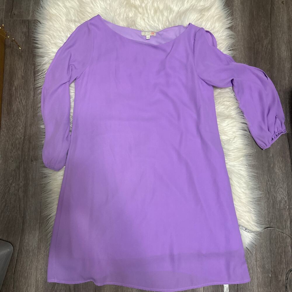 Gianni Bini women’s elegant lilac midi dress size small